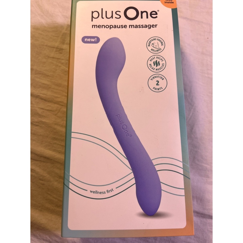 New Plus One Menopause Massager Heat‎ Helps Relax Muscles Vibration 2 point